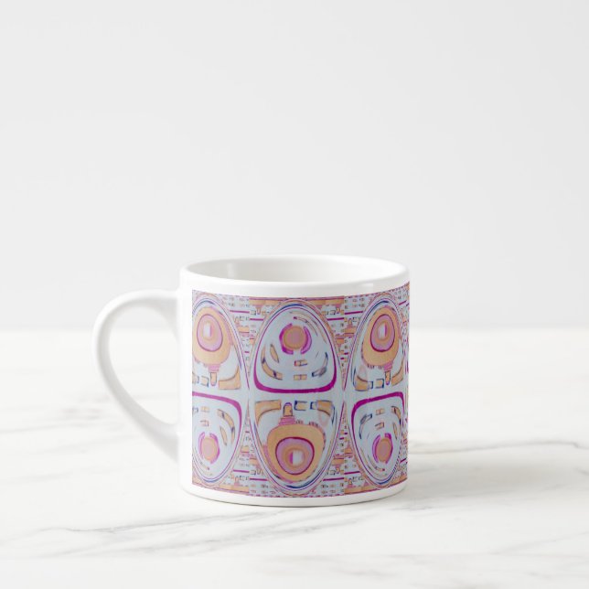 Kaffee-Tasse Espressotropfen des Ozeanseepastells Espressotasse (Links)