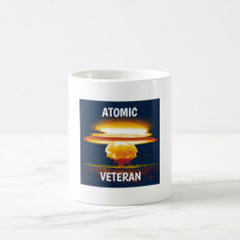 Kaffee-Tasse für Atomveteran mit Pilzwolke Kaffeetasse