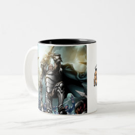 Kaffee-Tasse für Fleisch und Stahl V1 Zweifarbige Tasse