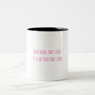 Kaffee-Tasse für Mama Zweifarbige Tasse