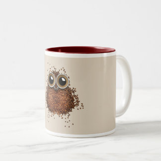 Kaffee-Tasse für Morgenmuffel Zweifarbige Tasse