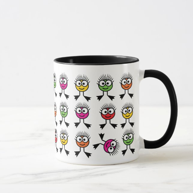 Kaffee-Tasse für schwimmende Eltern Tasse (Rechts)