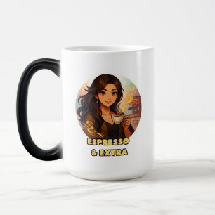 Kaffee-Tasse für süße Frauen Verwandlungstasse