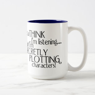 Kaffee-Tasse geheim grafisch darstellen Zweifarbige Tasse