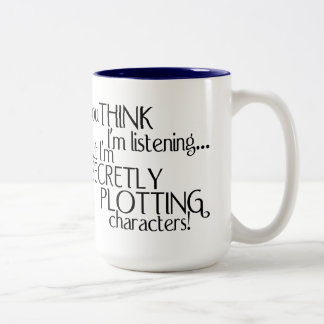 Kaffee-Tasse geheim grafisch darstellen Zweifarbige Tasse