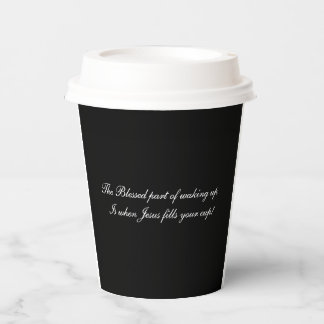Kaffee-Tasse. Gesegnet Teil des weckend... Kaffee Pappbecher