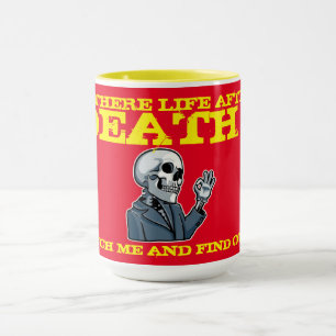 Kaffee-Tasse "GIBT ES NACH DEM TOD LEBEN?" Tasse
