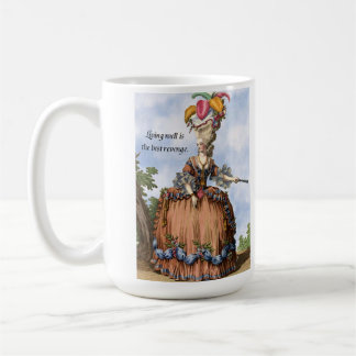 Kaffee-Tasse - gut leben ist die beste Rache Kaffeetasse