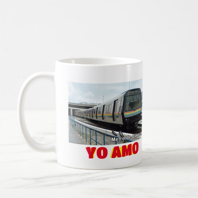 Kaffee Tasse I Liebe Venezuela, kundenspezifisch (Links)