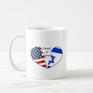 Kaffee-Tasse: Israel und Vereinigte Staaten Kaffeetasse
