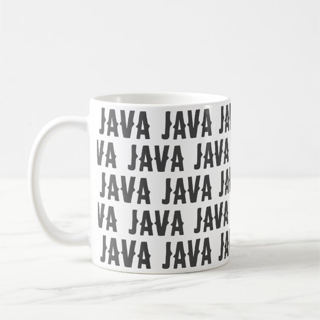 Kaffee Tasse "Java" Großartige Geschenkidee (Links)