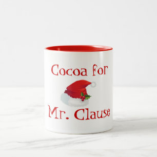 Kaffee Tasse-Kakao für Mr. Clause Zweifarbige Tasse