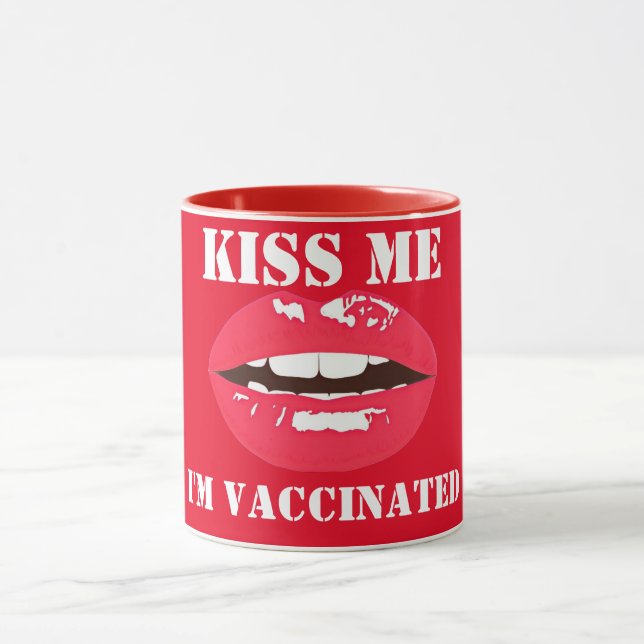Kaffee-Tasse "KISS ME" Tasse (Zentrum)