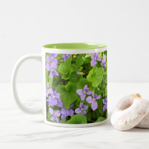 Kaffee Tasse - Kräuterviolette - gepresst