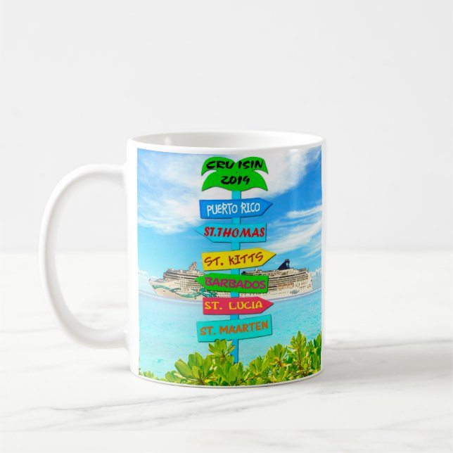 Kaffee-Tasse - Kreuzfahrt 2019 Kaffeetasse (Links)