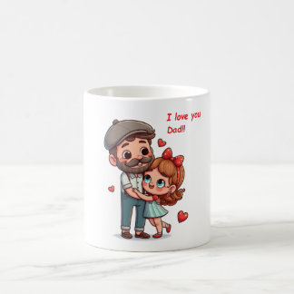 Kaffee Tasse mit Engagement für Papa.