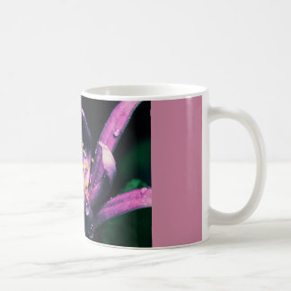 Kaffee-Tasse mit rosa Blume Kaffeetasse