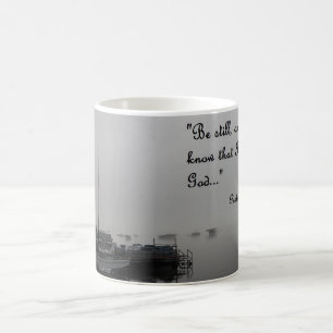 Kaffee-Tasse mit ruhiger Dockszene Kaffeetasse