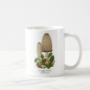 Kaffee-Tasse mit Schopftintling-Pilz Kaffeetasse