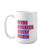 Kaffee-Tasse mit Trumps "KAMPF GEGEN"-Image!