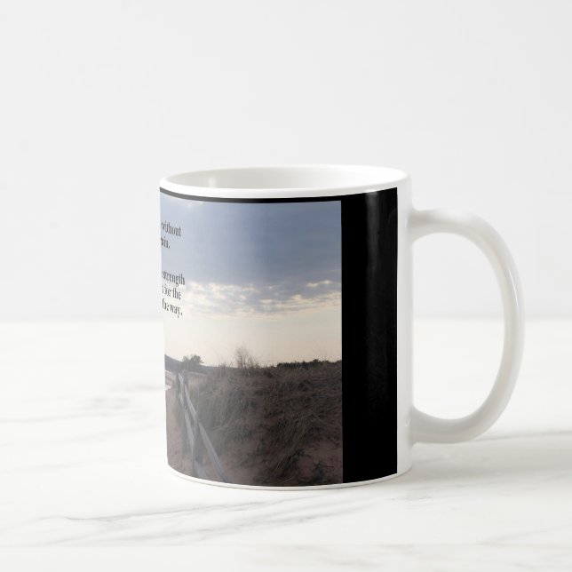Kaffee-Tasse mit Weg zu den See… Versprechen Kaffeetasse (Rechts)