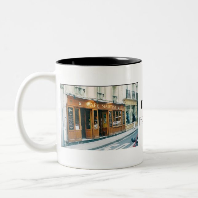 Kaffee-Tasse/Paris Zweifarbige Tasse (Links)