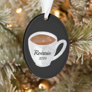 Kaffee-Tasse Personalisiert Ornament