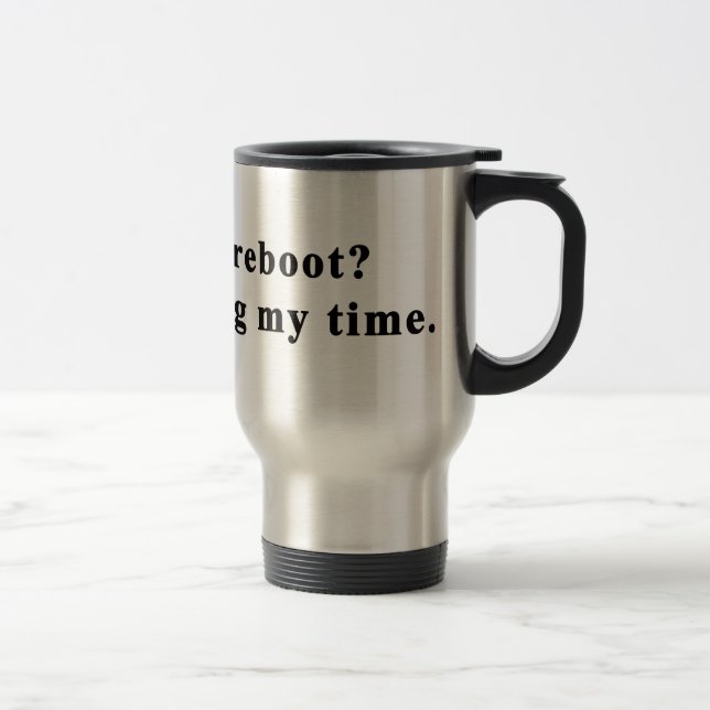 Kaffee-Tasse - personifizieren Sie sie! starteten Reisebecher (Rechts)