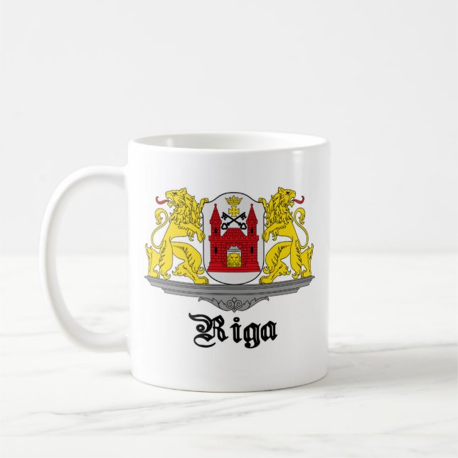 Kaffee-Tasse Rigas Lettland Kaffeetasse (Links)