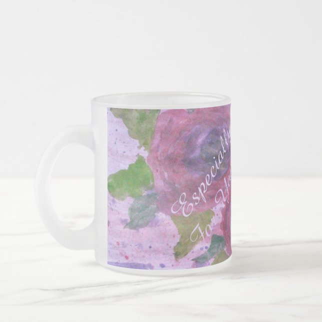 Kaffee-Tasse - speziell für Sie Mattglastasse (Links)