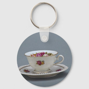 Kaffee-Tasse und Untertasse des 19. Jahrhunderts, Schlüsselanhänger