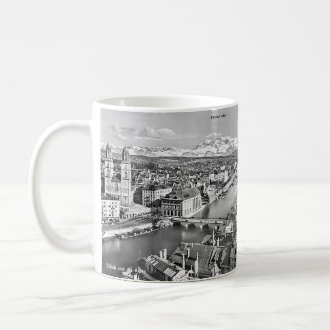 Kaffee-Tasse - Zürich, Schweiz Kaffeetasse (Links)