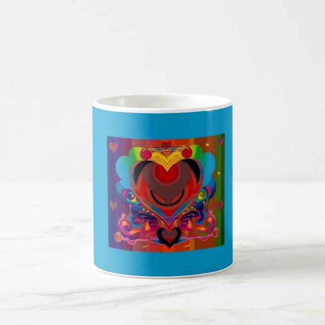 Kaffee-Tassen-Herz 01 Kaffeetasse (Mittel)