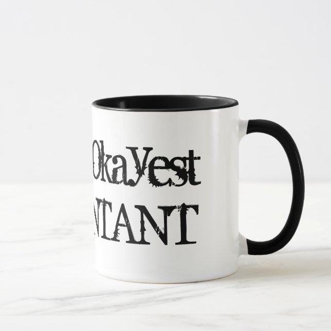 Kaffee-Tassen-Spaß WeltOkayest Buchhalters | Tasse (Rechts)
