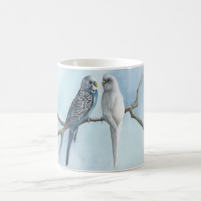 Kaffee Tee Hot Cocoa Tasse Parakeets Budgie Bird C (Mittel)