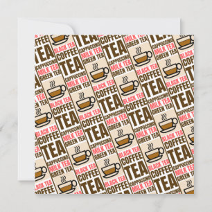KAFFEE TEE-PATTER, Flachkarte