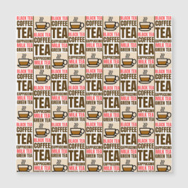 KAFFEE TEE-PATTER, Magnetkarte