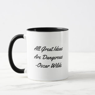 Kaffee Tee Tasse Alle großen Ideen Motivierend Phr