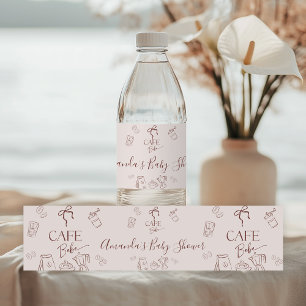 Kaffee-Thema Beige Cafe Bebe Brauende Babyparty