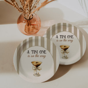 Kaffee Thema Espresso Martini Bow Baby Dusche Pappteller