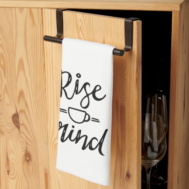 Kaffee Themenküche Handtuch (Drittel gefaltet)