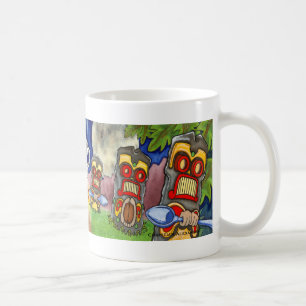 Kaffee Tiki Tasse - Weg zum Wecken