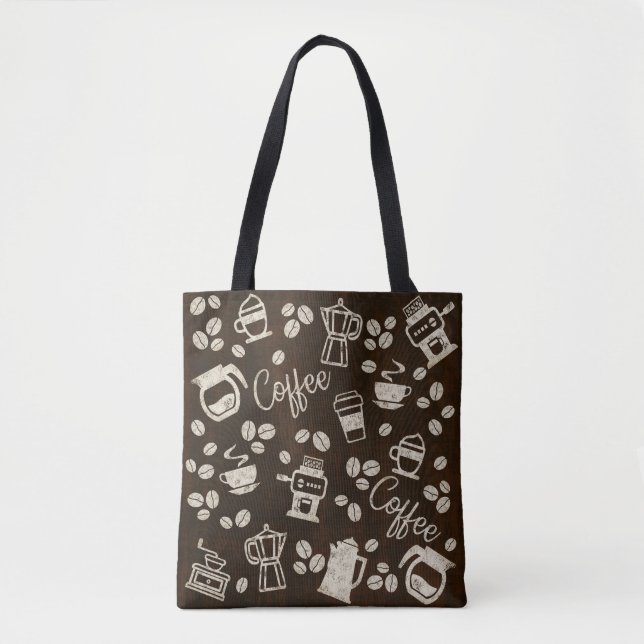 Kaffee - Totbeutel Tasche (Vorderseite)