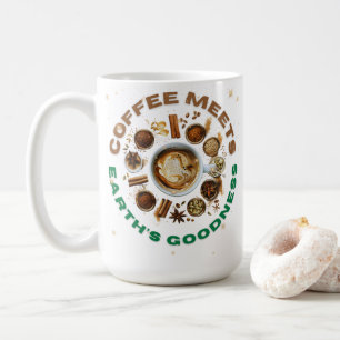 Kaffee trifft auf die Güte der Erde – Sterniger Kr Kaffeetasse