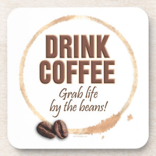 Kaffee trinken getränkeuntersetzer