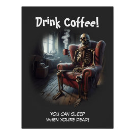 Kaffee trinken poster