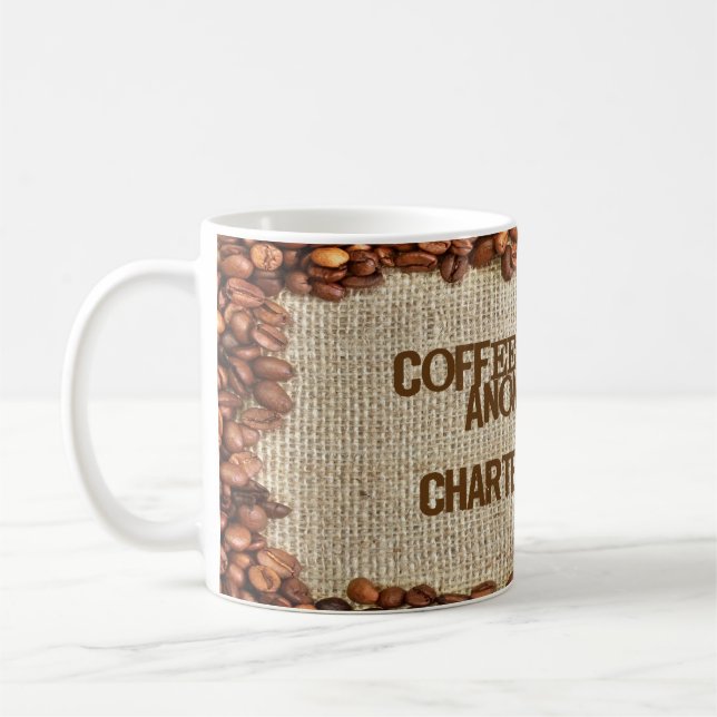 Kaffee-Trinker anonym Kaffeetasse (Links)