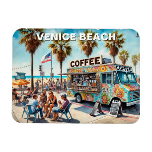 Kaffee Truck Venedig Beach Magnet