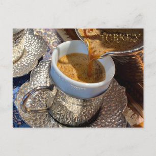 Kaffee, Türkischer Kaffee Postkarte