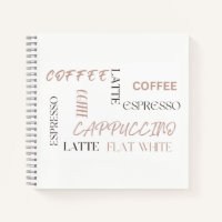 Kaffee-Typografie Moderner Café-Stil Kaffeeliebhab
